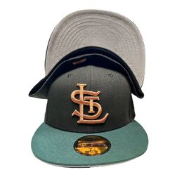 St Louis Cardinals Black and Green 1942 ASG Patch Gray UV New Era 59FIFTY Fitted Hat