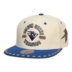 Golden State Warriors Dune Royal Mitchell & Ness NBA Hardwood Classic Snapback Hat