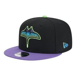 Tampa Bay Rays Black City Connect New Era 9FIFTY Snapback Hat