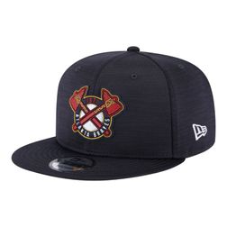 Atlanta Braves Navy 2023 Clubhouse New Era 9FIFTY Snapback Hat