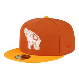 Philadelphia Athletics Brown and Orange Light Orange UV New Era 59FIFTY Fitted Hat