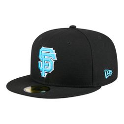 San Francisco Giants Father's Day 2024 On Field Teal Blue UV New Era 59FIFTY Fitted Hat