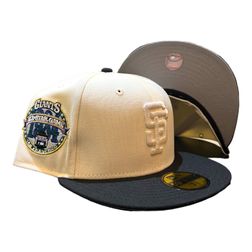 San Francisco Giants Chrome and Black 1984 ASG Patch Grey UV New Era 59FIFTY Fitted Hat