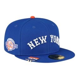 New York Yankees Royal Blue City Flag Hat Clip New Era 59FIFTY Fitted Hat