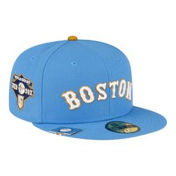 Boston Red Sox Light Blue City Flag Hat Clip New Era 59FIFTY Fitted Hat