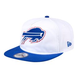 Buffalo Bills White and Royal Blue Golfer New Era Snapback Hat