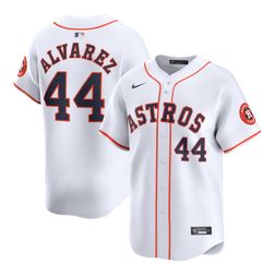 Houston Astros Yordan Alvarez Nike White Home Limited Player Jersey