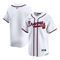 Atlanta Braves White Home Blank Nike Limited Jersey