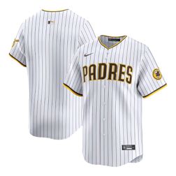 San Diego Padres White Home Blank Nike Limited Jersey