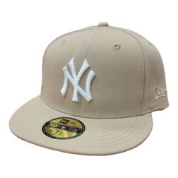 New York Yankees Camel Brown White Basic Gray UV New Era 59FIFTY Fitted Hat