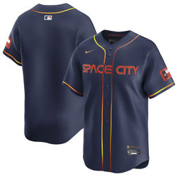 Houston Astros Navy City Connect Blank Nike Limited Jersey