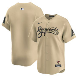 Arizona Diamondbacks Tan City Connect Blank Nike Limited Jersey