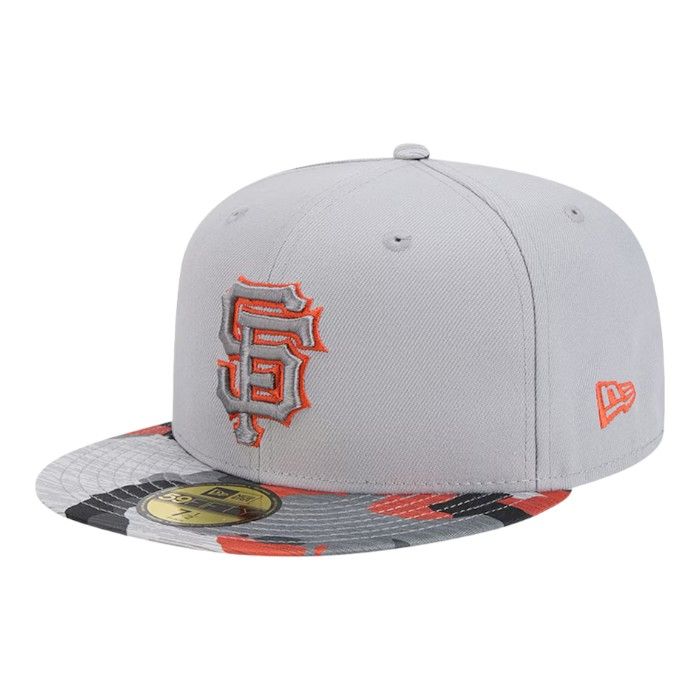 San Francisco Giants Gray Active Team Camo New Era 59FIFTY Fitted Hat