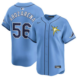 Tampa Bay Rays Randy Arozarena Light Blue Nike Limited Player Jersey