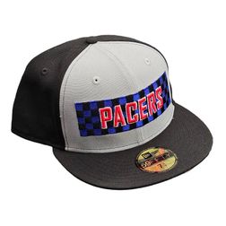 Indiana Pacers Gray and Black Leon in the Lab Gray UV 59FIFTY Fitted Hat