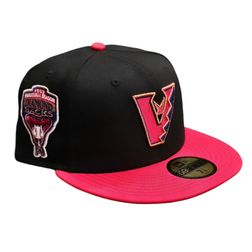 Arizona Diamondbacks Black and Front Door Red HG6 Arrival Dracodirect 1998 Inaugural Patch Green UV 59FIFTY Fitted Hat