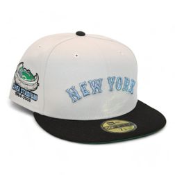 New York Mets Stone and Black "Banger Brims Pack" Shea Stadium Patch Green UV New Era 59Fifty Fitted Hat