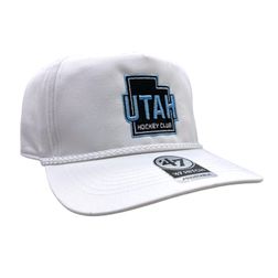 Utah Hockey Club White 47' Hitch Adjustable Roper Hat