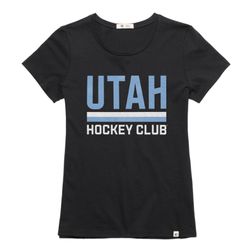 Womens Black Utah Hockey Club Premier '47 Brand Franklin T-Shirt