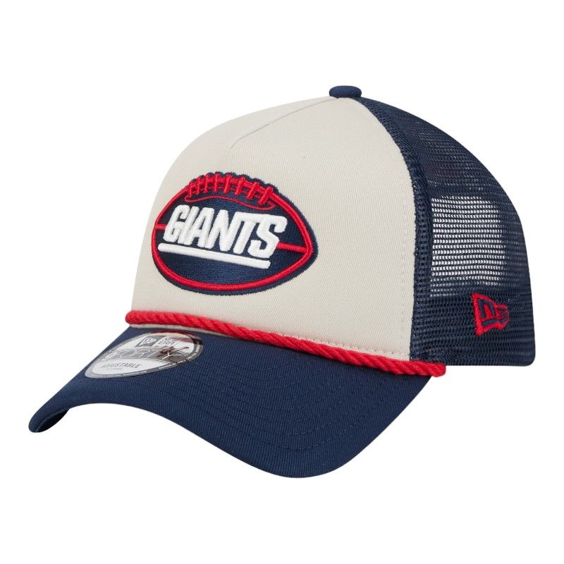 New York Giants 2024 Historic Throwback NFL Sideline New Era A Frame 9FORTY Snapback Hat