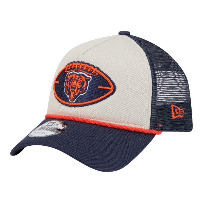 Chicago Bears 2024 Historic Throwback NFL Sideline New Era A Frame 9FORTY Snapback Hat