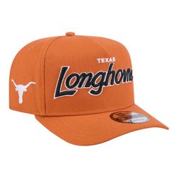 Texas Longhorns Orange Logo Patch New Era 9FIFTY A-Frame Snapback Hat