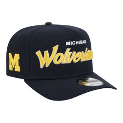 Michigan Wolverines Logo Patch New Era 9FIFTY A-Frame Snapback Hat