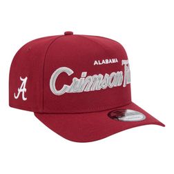 Alabama Crimson Tide Logo Patch New Era 9FIFTY A-Frame Snapback Hat