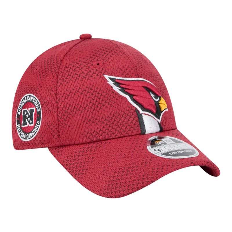 Arizona Cardinals Red 2024 NFL Sideline New Era 9FORTY Stretch Snap Hat