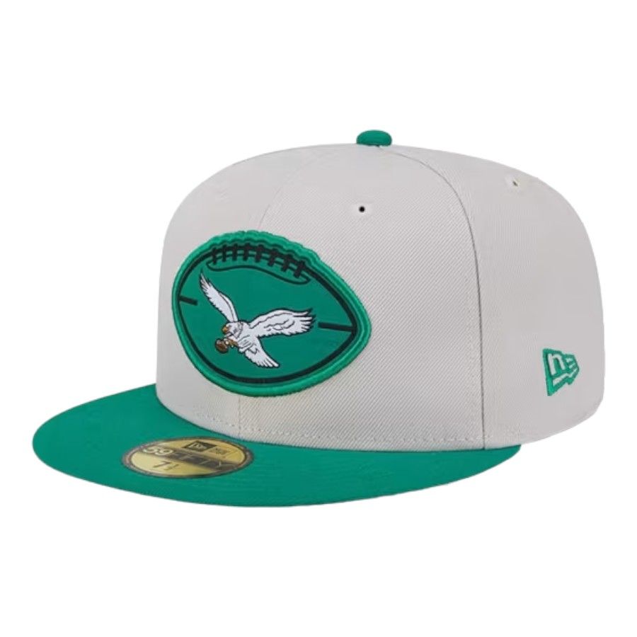 Eagles fitted hat sale