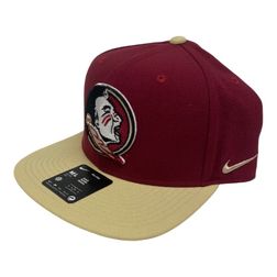 FSU Seminoles Garnet Nike NCAA Pro Snapback Hat