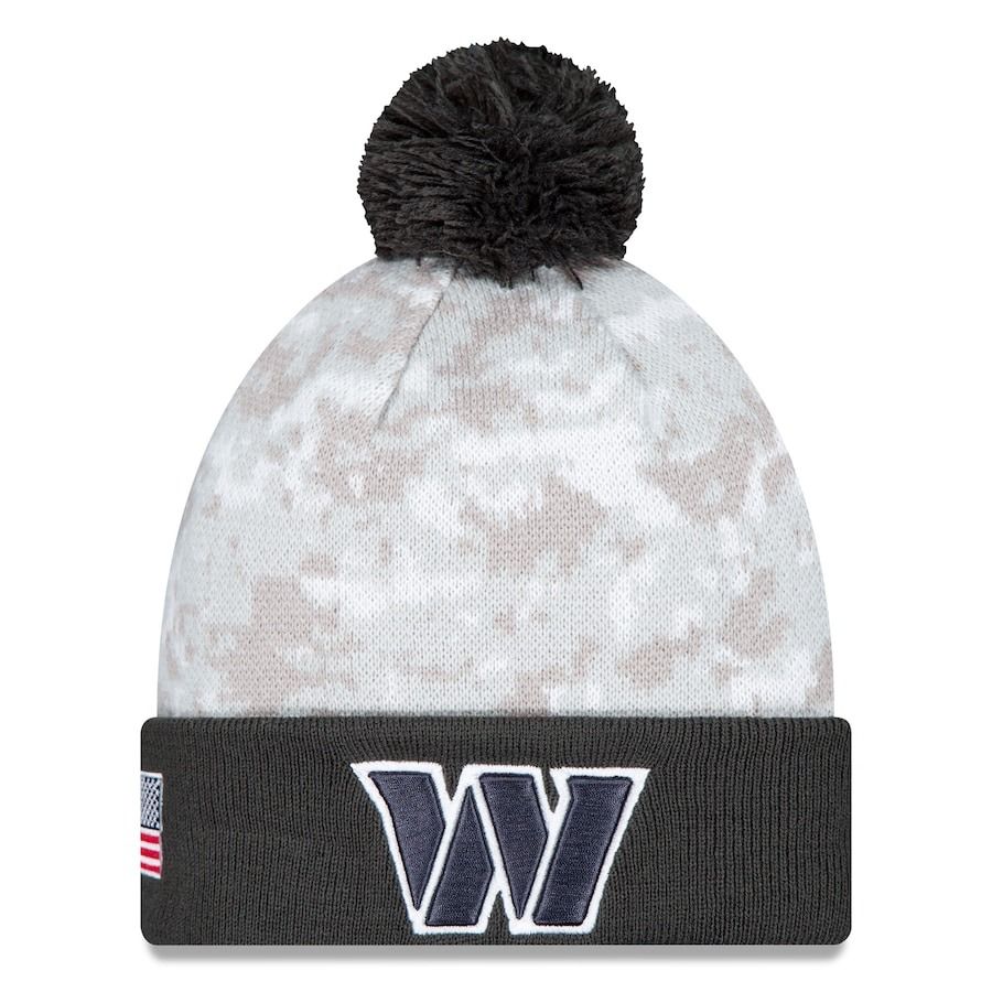 Washington Commanders 2024 White Digital Camo NFL Salute to Service New Era Knit Beanie Hat Washington Commanders 2024 White Digital Camo NFL Salute to Service New Era Knit Beanie Hat