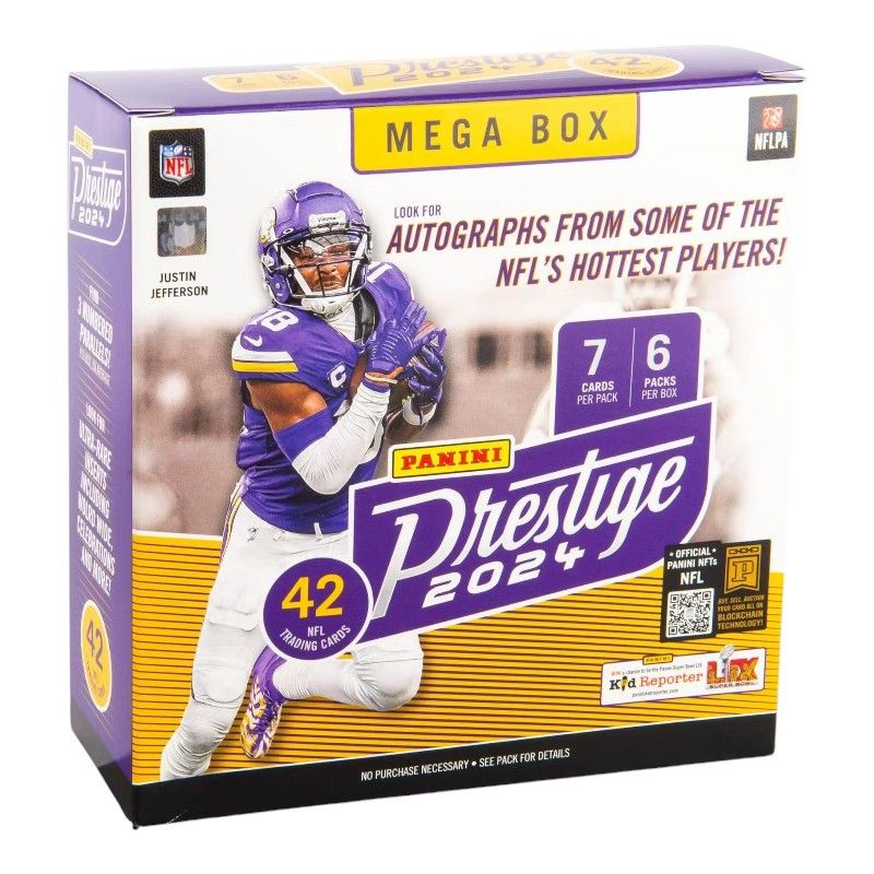 2024 Panini Prestige Football Mega Box Trading Cards