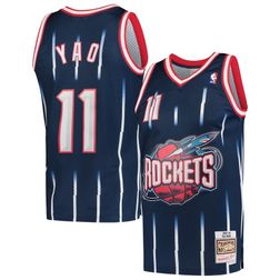 Houston Rockets Yao Ming Mitchell & Ness 2002-03 Hardwood Classics  Swingman Navy Jersey