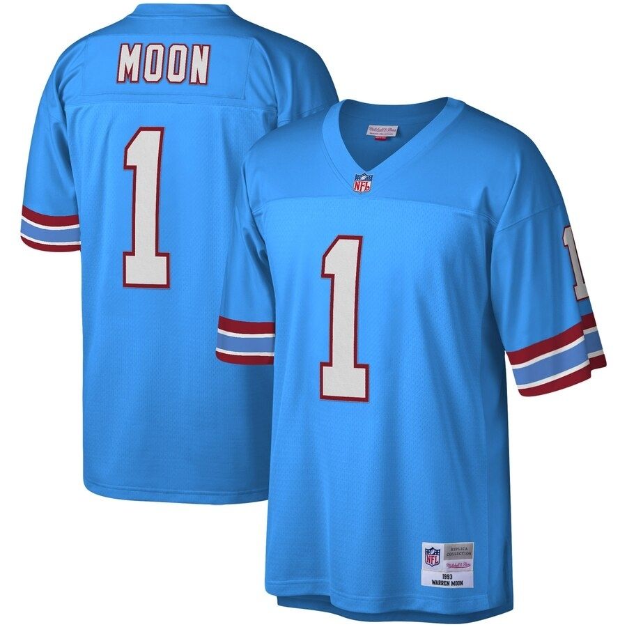 Warren Moon Houston Oilers Mitchell & Ness Blue Legacy Men's Jersey