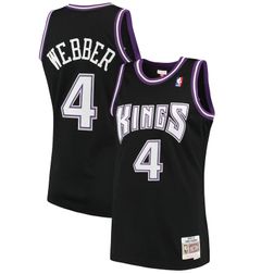 Sacramento Kings Chris Webber Mitchell & Ness Black 2000-01 Hardwood Classics Swingman Jersey