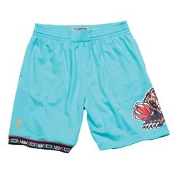 Vancouver Grizzlies Mitchell & Ness Hardwood Classics Team Teal 1996-97 Swingman Shorts