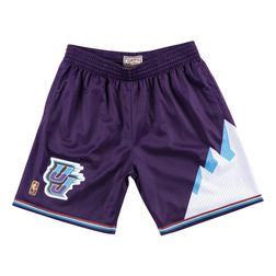 Utah Jazz Mitchell & Ness Hardwood Classics Team Purple 1996-97 Swingman Shorts