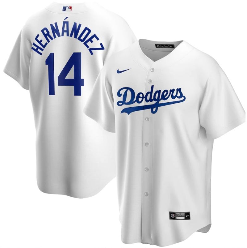 Los Angeles Dodgers Nike Official Replica Home Jersey - Kids