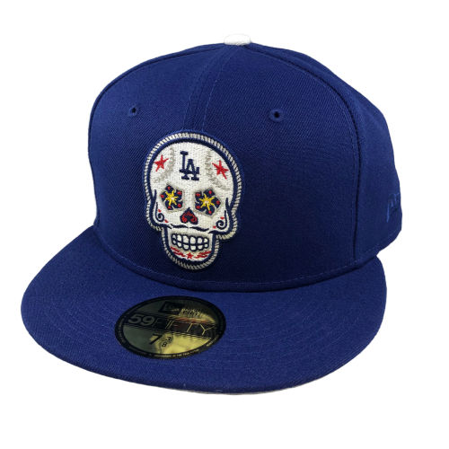 New Era Los Angeles Dodgers Headwear Hookup Sugar Skull T-Shirt Black