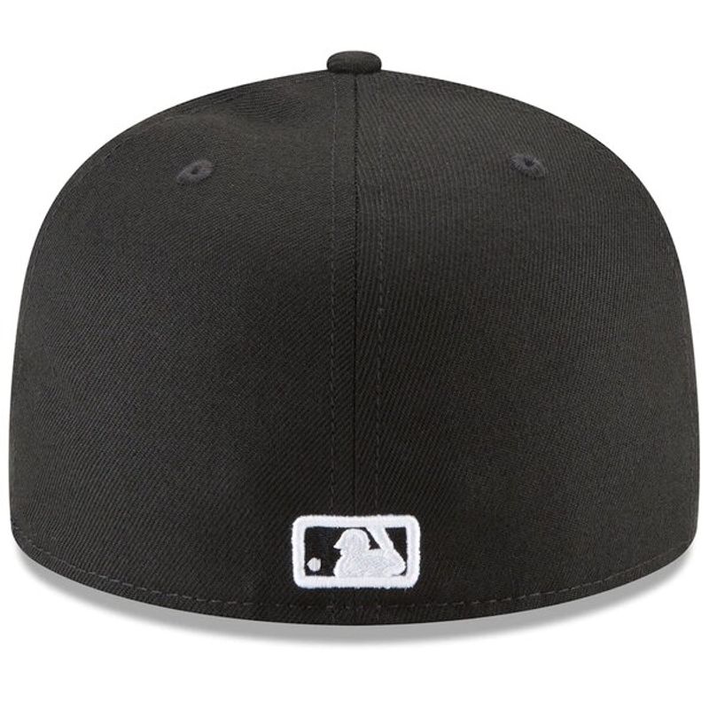 Los Angeles Dodgers TEAM-BASIC Black-White Fitted Hat