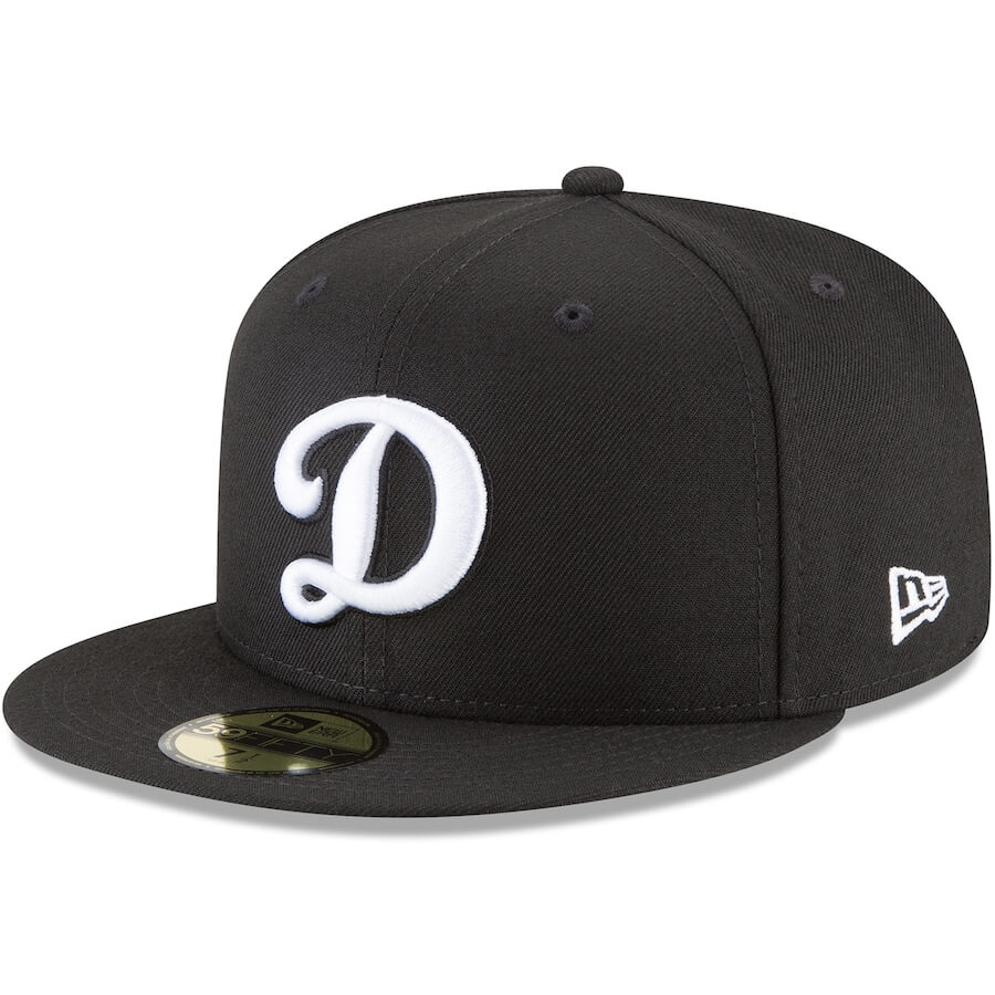 Black and white store dodgers hat