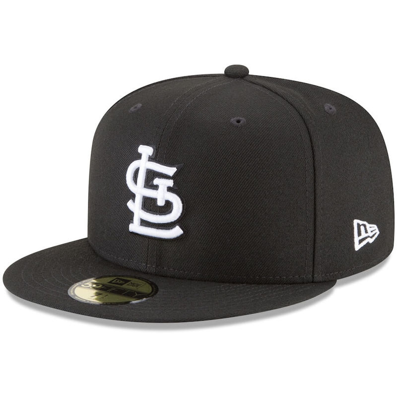 New Era St. Louis Cardinals Black Primary Logo Basic 59FIFTY Fitted Hat