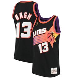 Steve Nash Phoenix Suns Mitchell & Ness 1996-97 Hardwood Classics Swingman Player Black Jersey