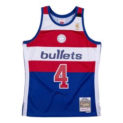 Washington Bullets Chris Webber Mitchell & Ness 1996-97 Hardwood Classics Swingman Player Blue Jersey