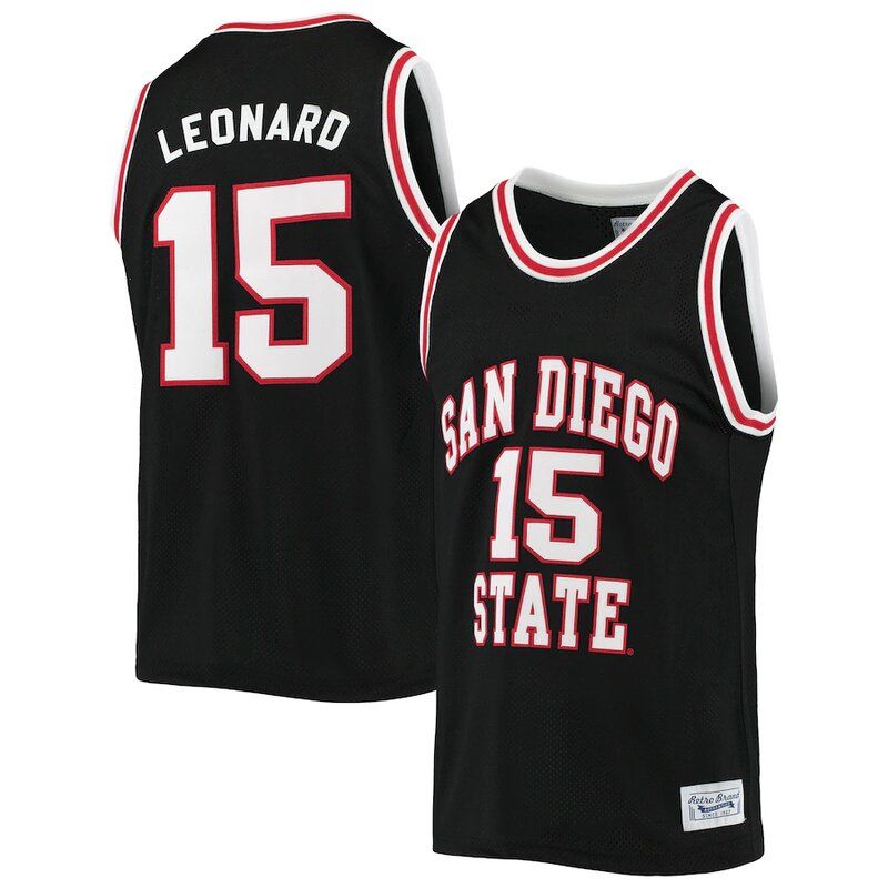 San Diego State Aztecs basketball home throwback retro jersey