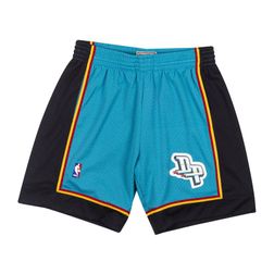 Detroit Pistons Mitchell & Ness Hardwood Classics Teal 1998-99 Swingman Shorts