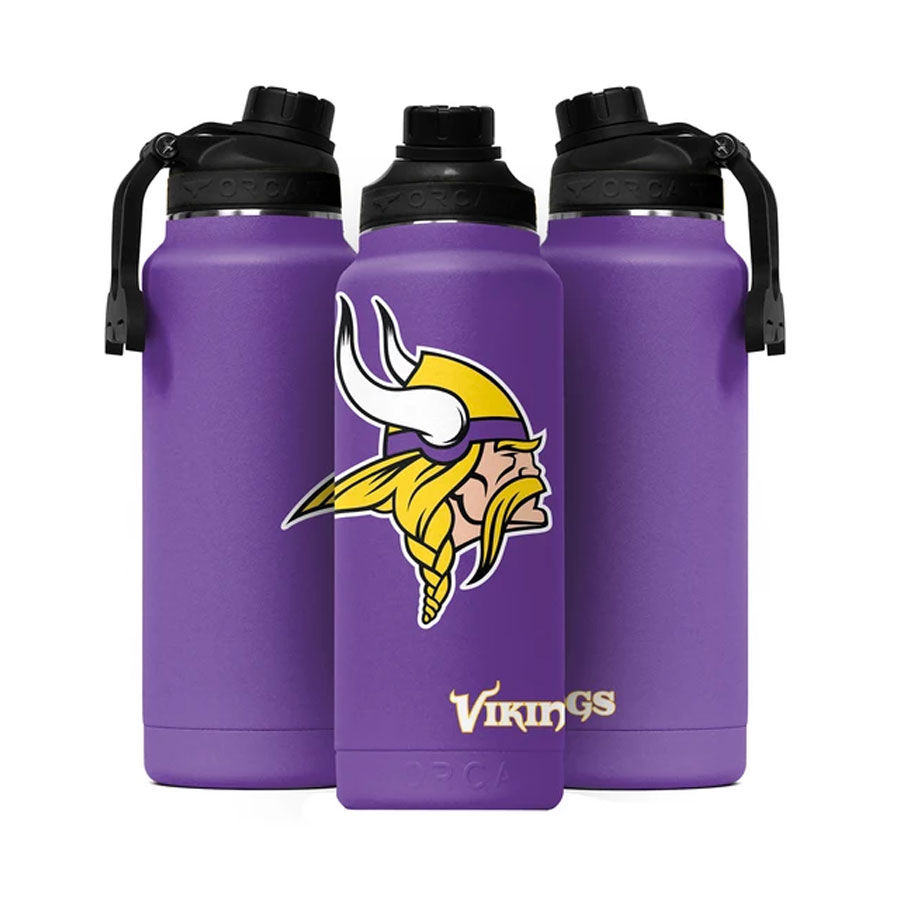 Minnesota Vikings 32oz. Logo Thirst Hydration Water Bottle