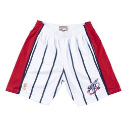 Houston Rockets Mitchell & Ness Hardwood Classics Home White 1996-97 Swingman Shorts