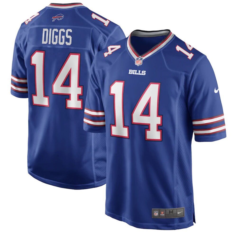 Buffalo Bills Stefon Diggs Nike Royal Blue NFL Game Jersey